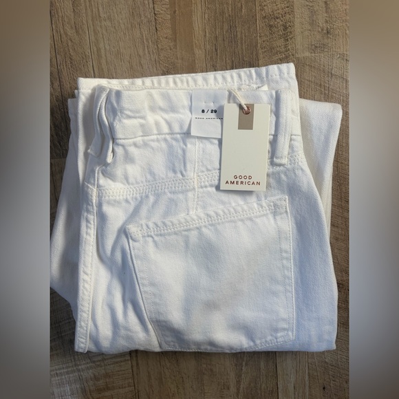 Good American - GOOD ’90s RELAXED JEANS - White001 - Picture 9 of 9